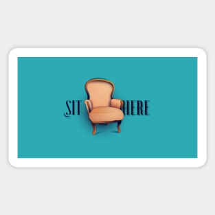 English sofa Sticker